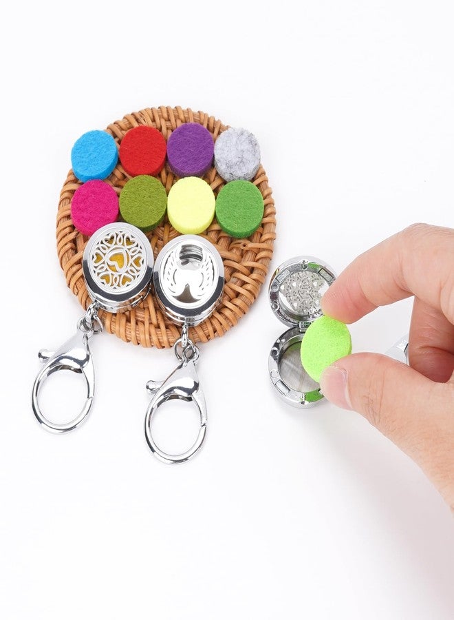 SHIDOW Essential Oil Diffuser Keychain, Aromatherapy Keychain Diffuser for Women, Valentine's Day Gifts (3 Set) - Image 4
